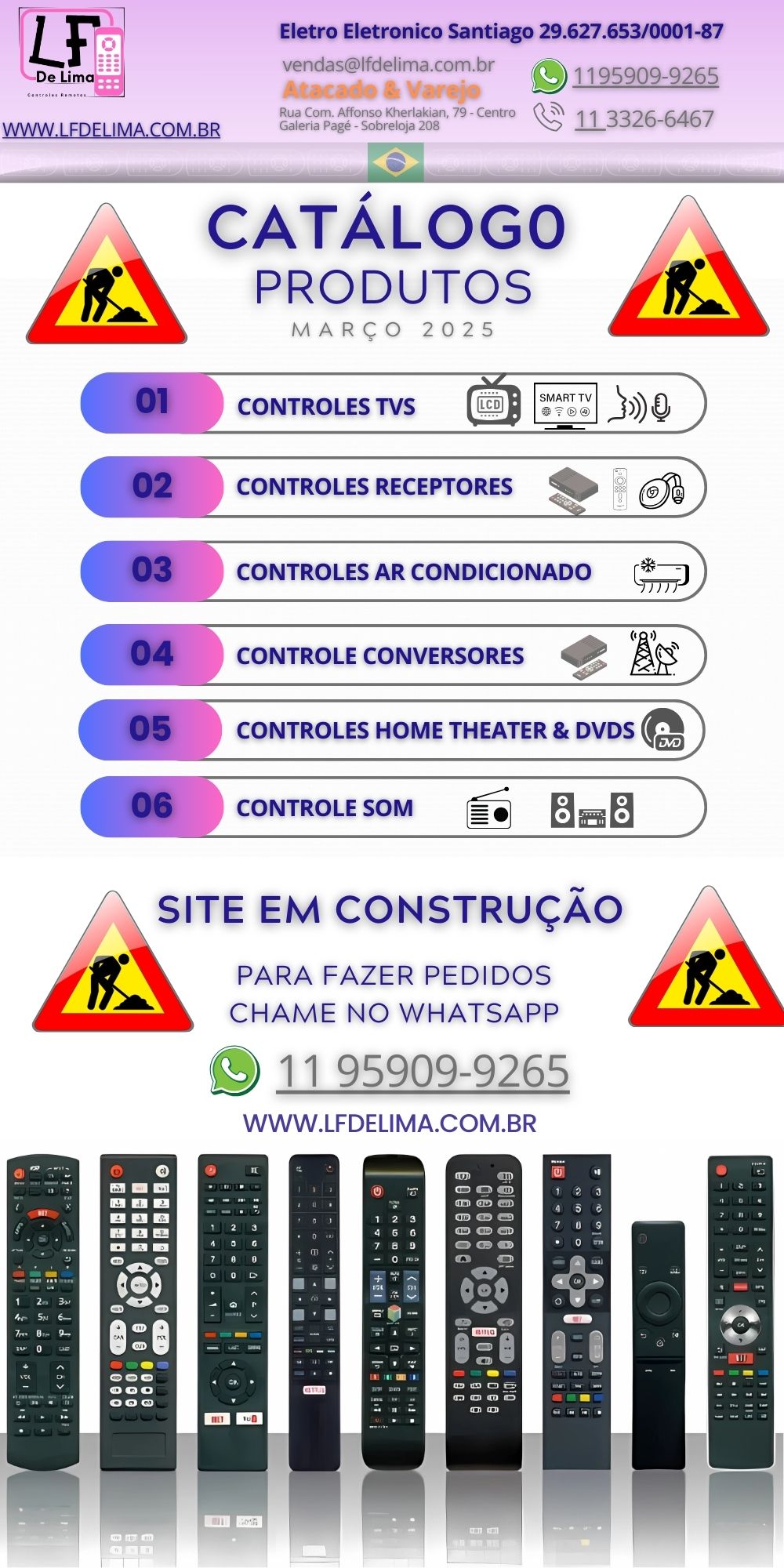 Site em construção - Em breve novidades!